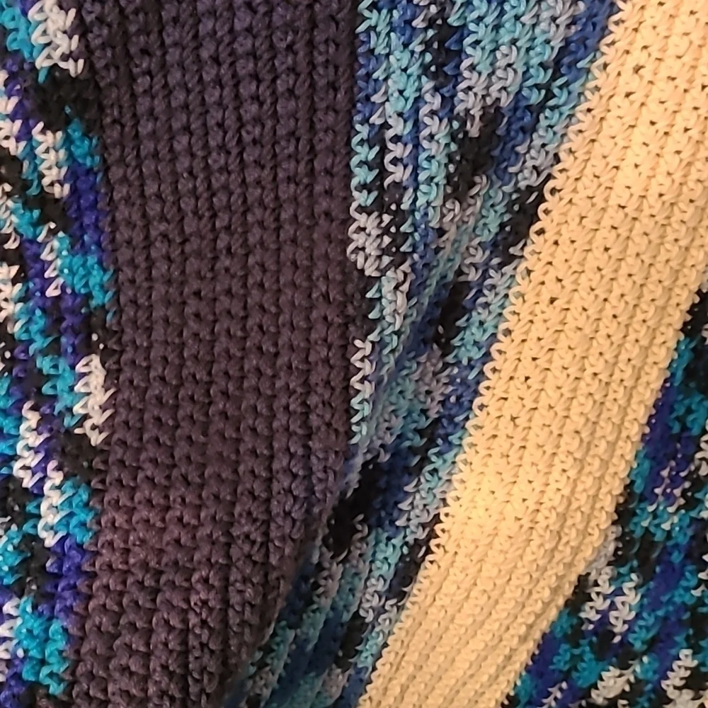 Hand Crafted Crochet Quilt New